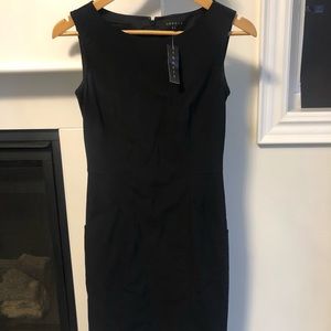 Theory black designer dress sz 2 NWT